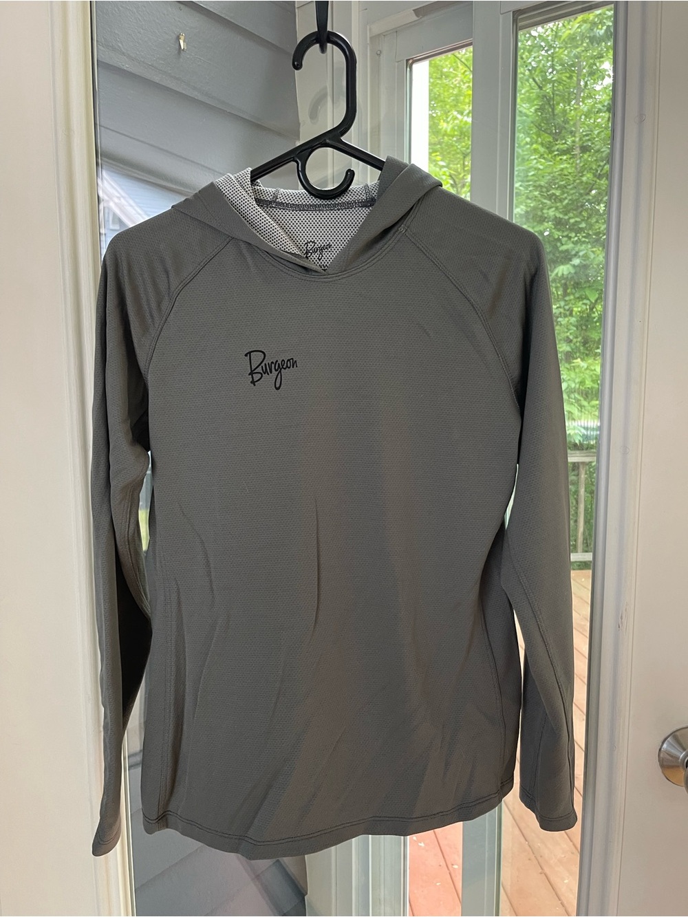Burgeon Sunseeker Women’s Gray Performance Hoodie Shirt
